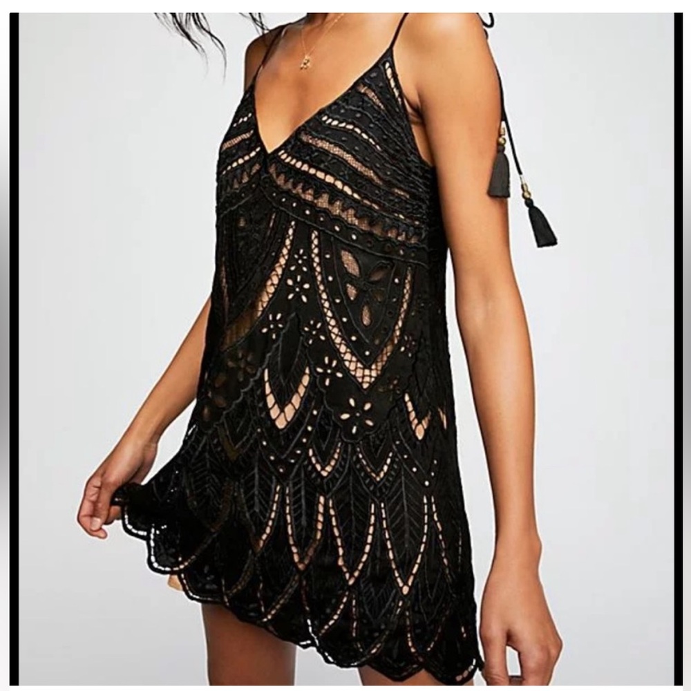 NWT free people pyt party dress in black